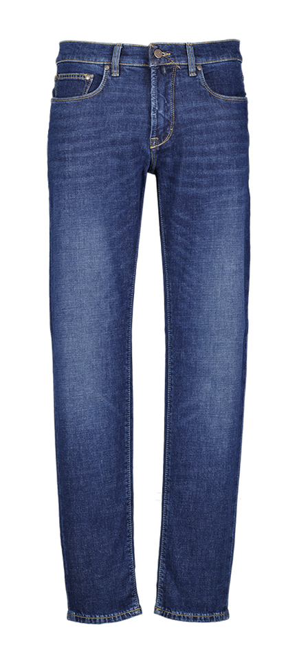 Blauwe straight jeans Pierre Cardin