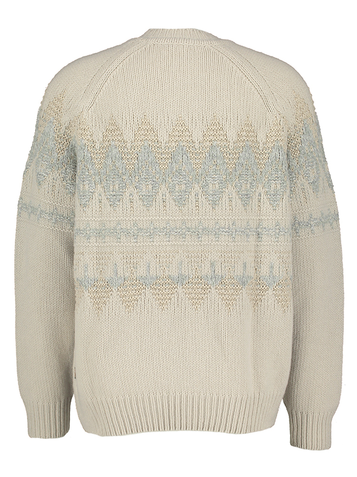 Light beige trui met ronde hals Karombo Hugo Boss