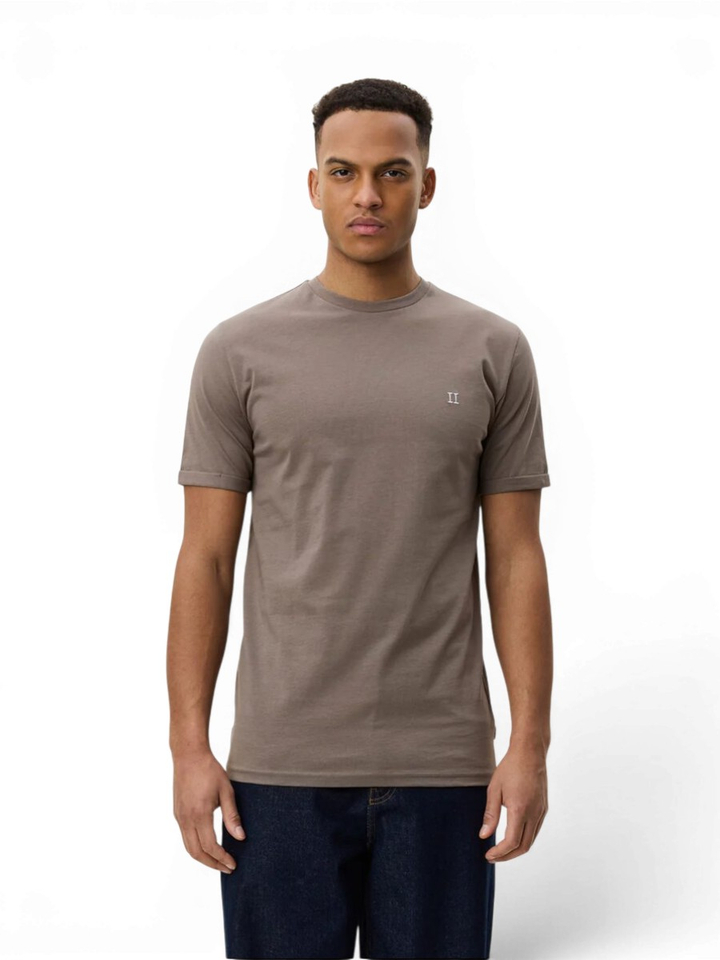 Taupe t-shirt met korte mouwen Les Deux