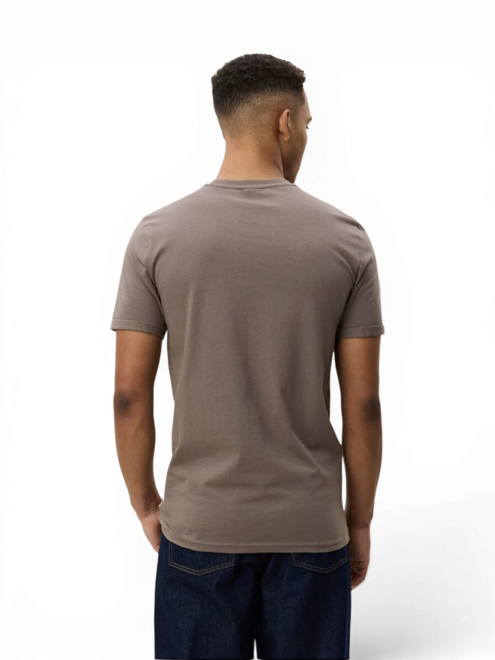 Taupe t-shirt met korte mouwen Les Deux