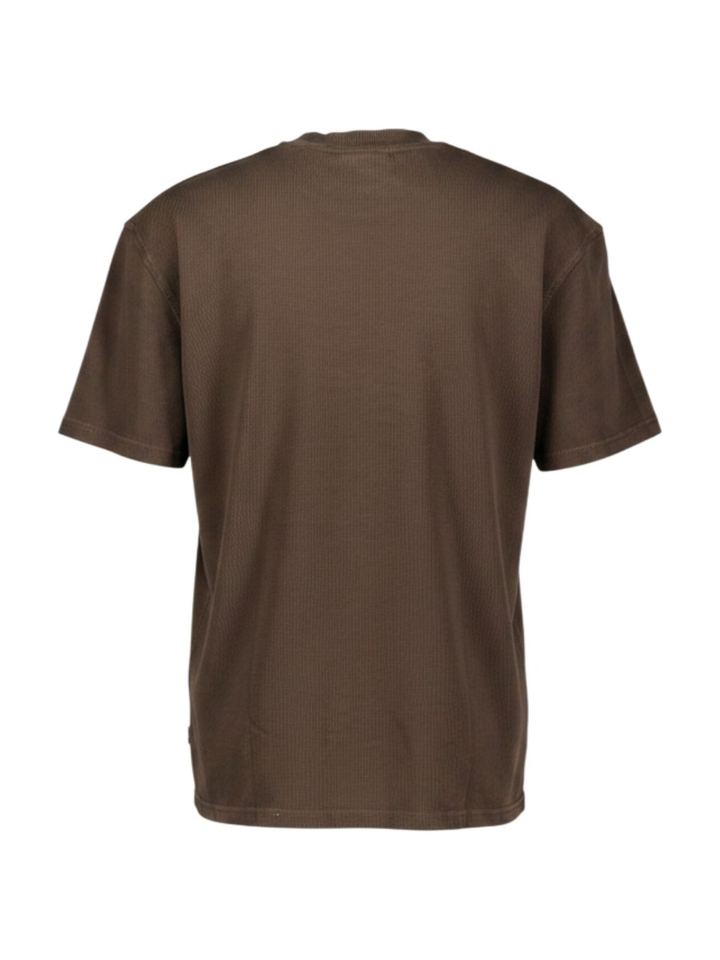 Bruine katoenen T-shirt Les Deux