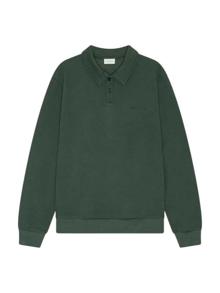 Groene polo met lange mouwen Les Deux