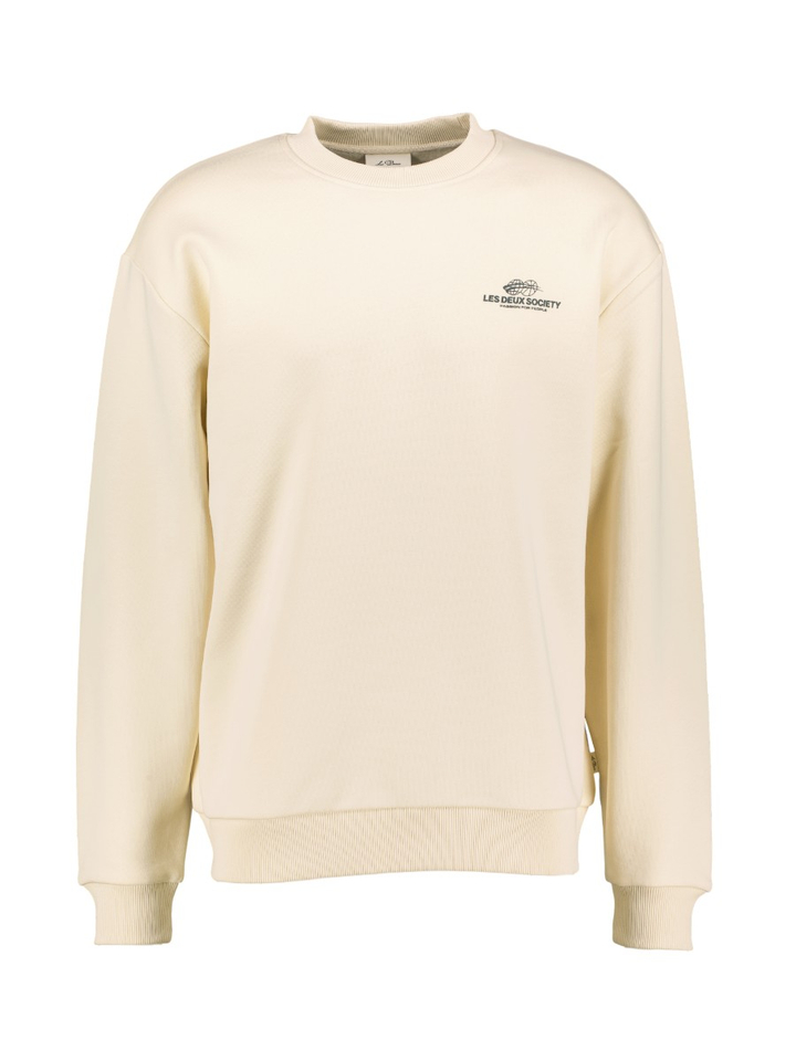 Creme kleurige sweater met ronde hals Les Deux
