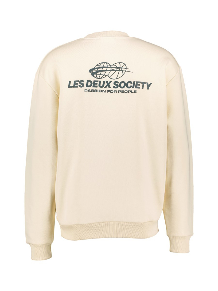 Creme kleurige sweater met ronde hals Les Deux