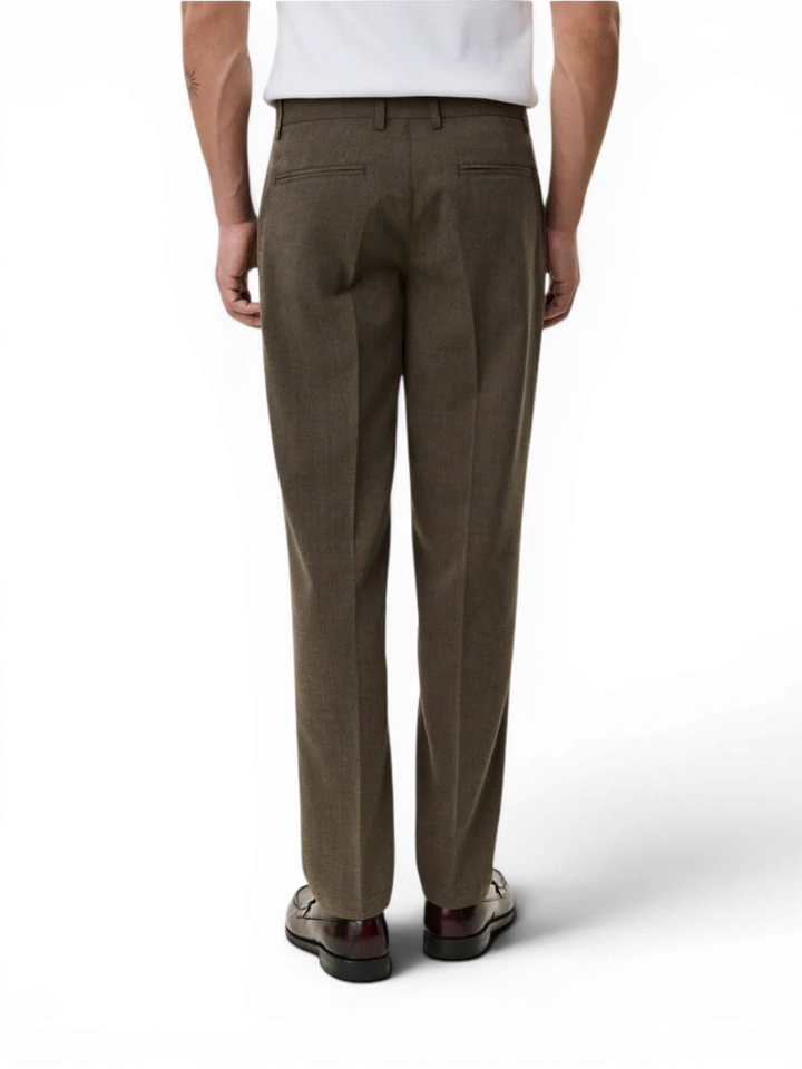 Bruine lange broek Les Deux