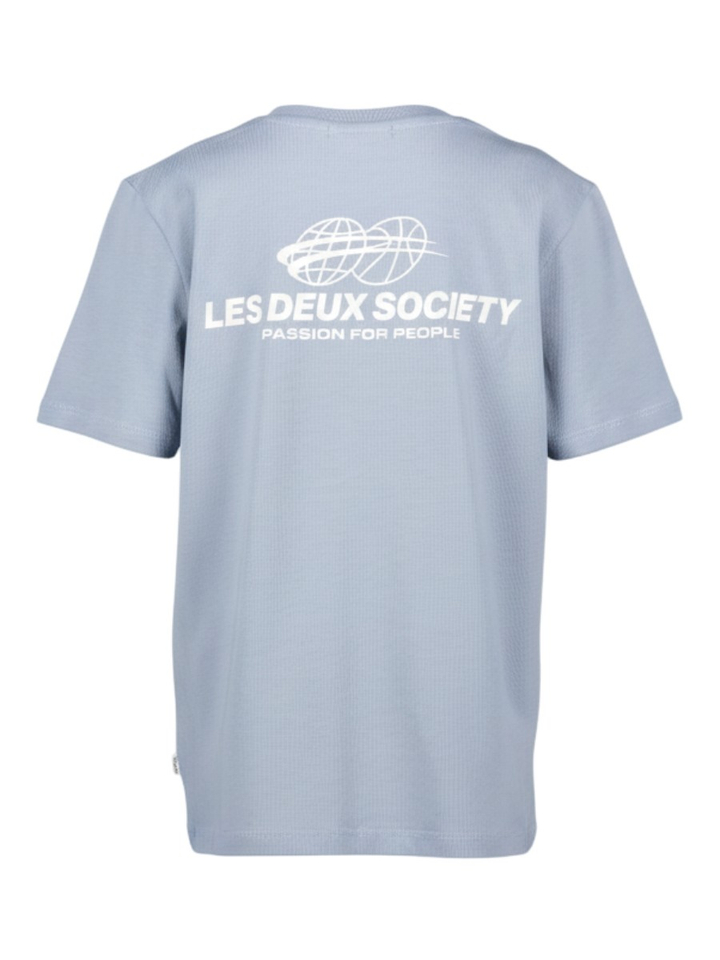 Lichtblauwe T-shirt Les Deux 