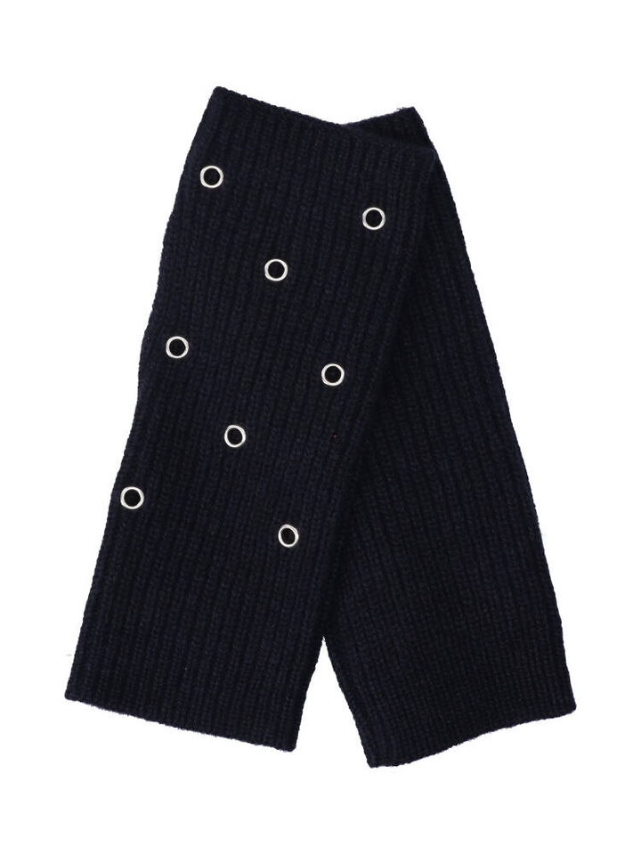 Blauwe vingerloze handschoenen Ruff Rosanna