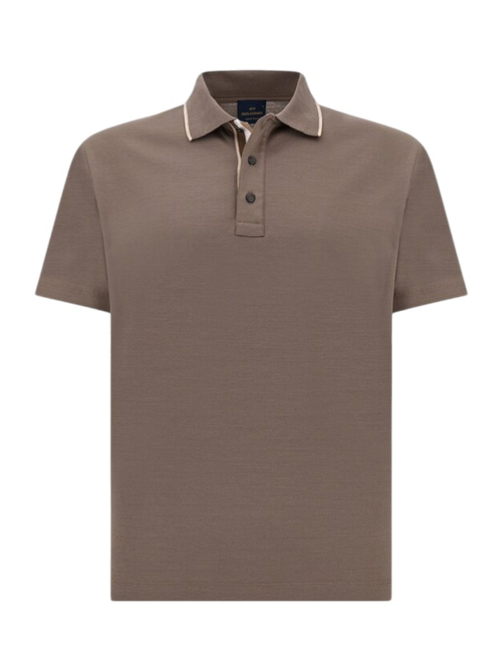 Donkerbruine polo Paul&Shark