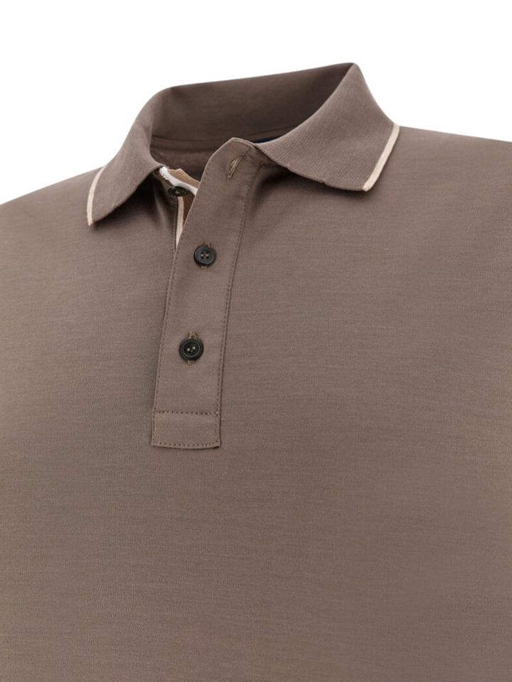 Donkerbruine polo Paul&Shark