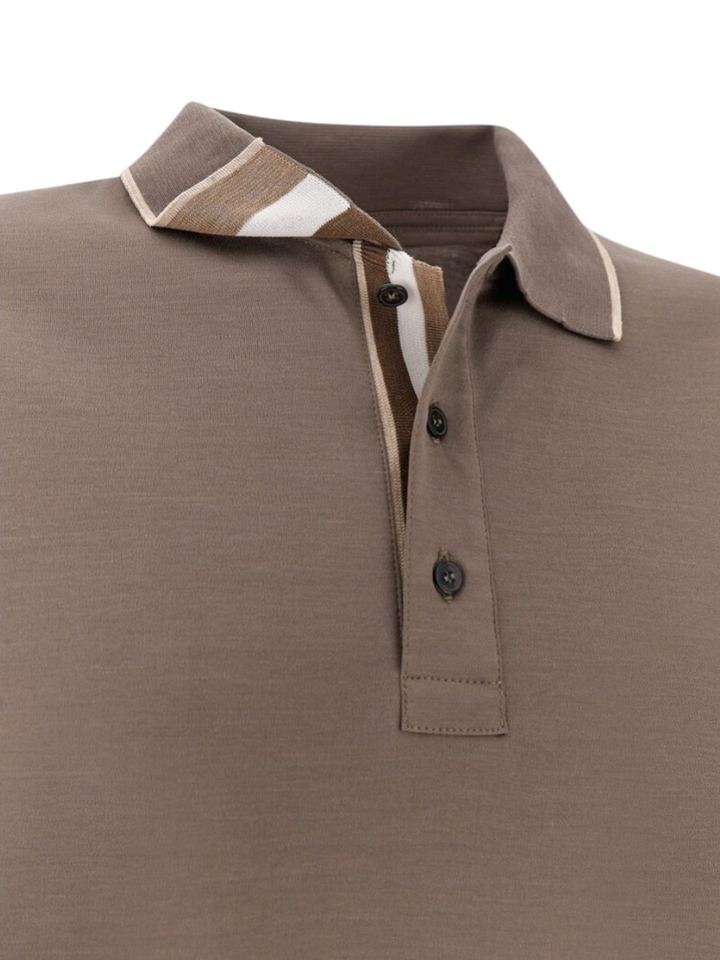 Donkerbruine polo Paul&Shark