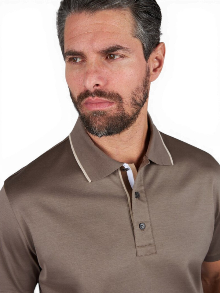 Donkerbruine polo Paul&Shark