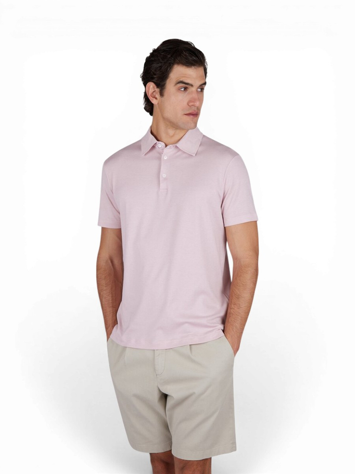 Lichtroze polo Paul&Shark