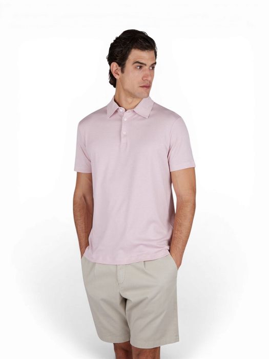 Lichtroze polo Paul&Shark