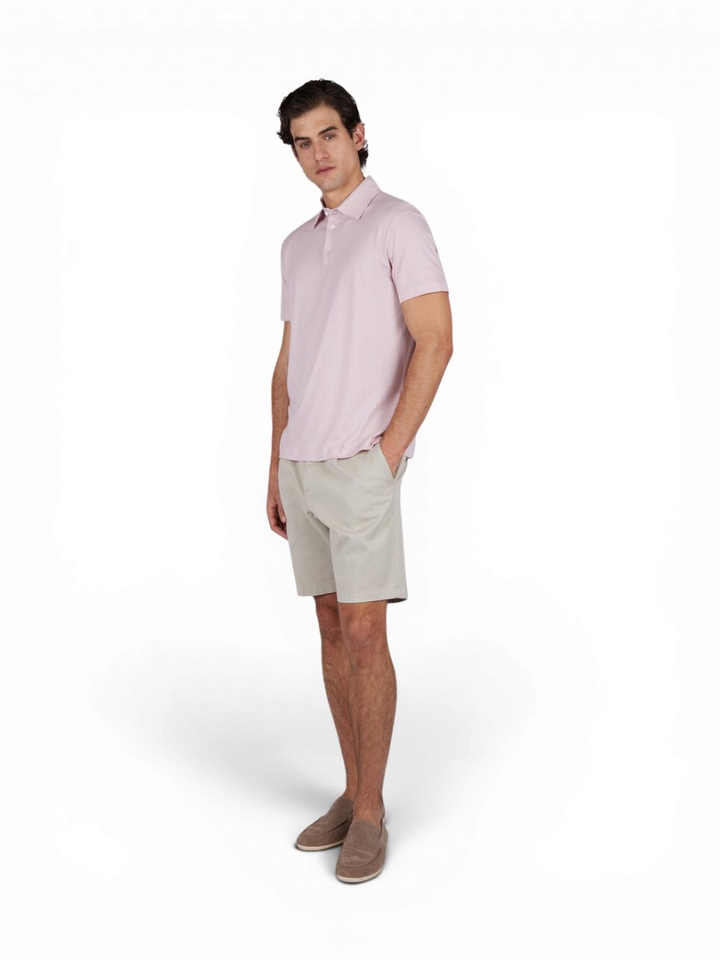 Lichtroze polo Paul&Shark