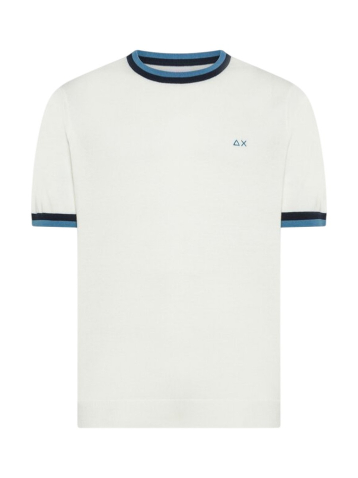 Beige T-shirt met detail Sun 68