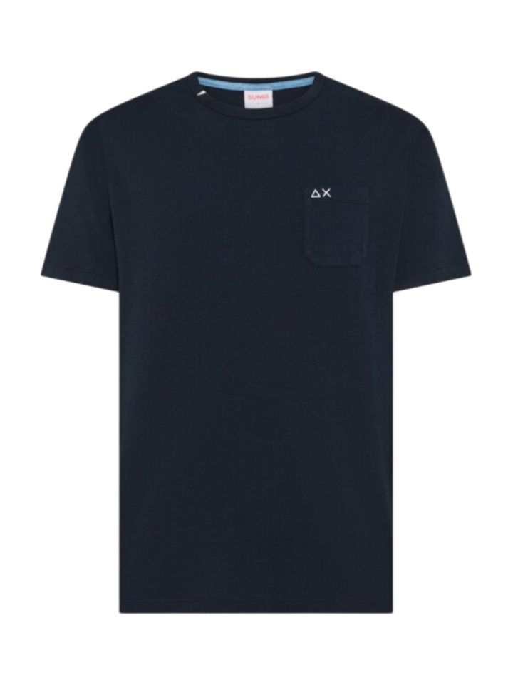 Donkerblauwe T-shirt Sun 68