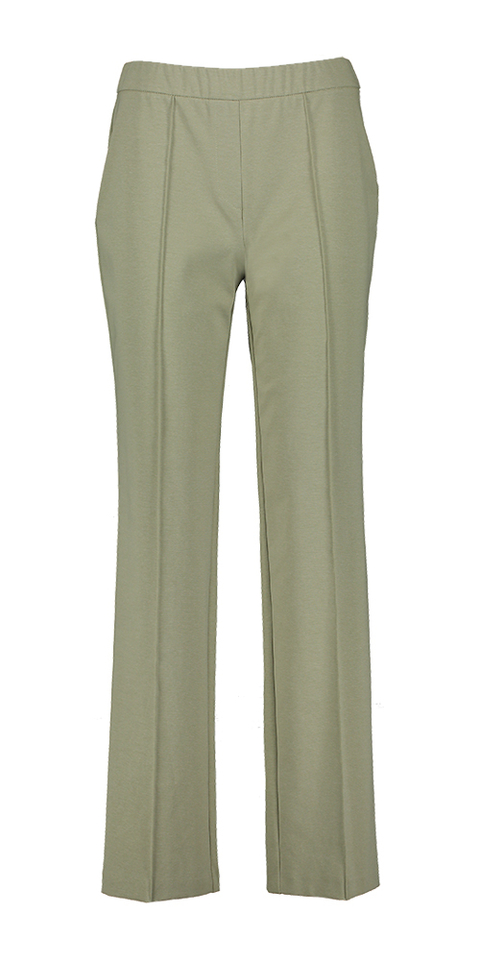 Kaki groene broek met elastiek Coso Mayerline