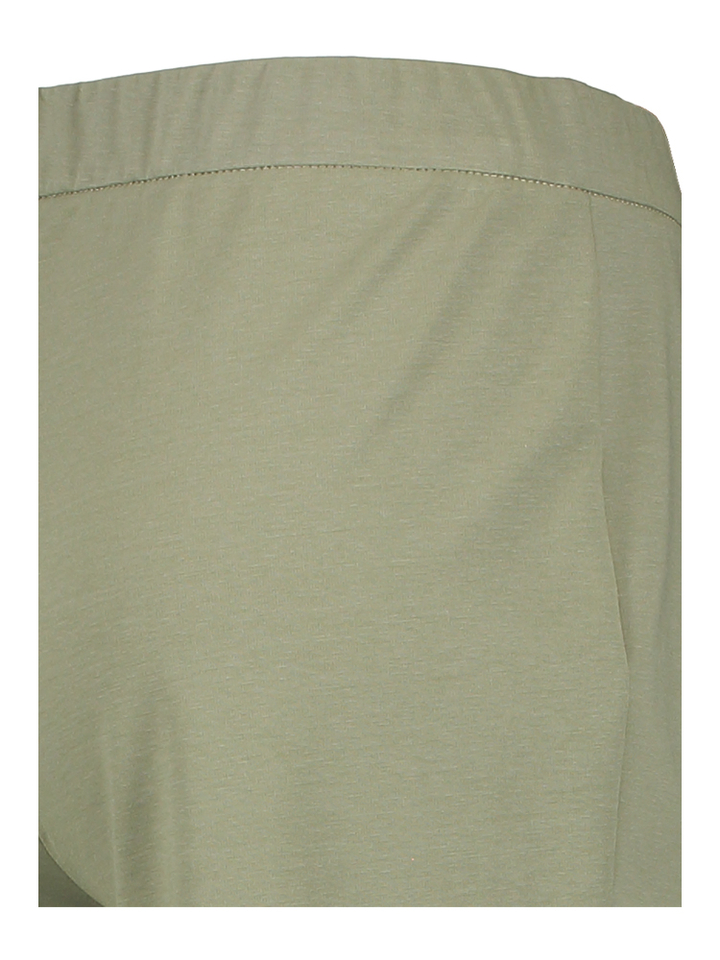 Kaki groene broek met elastiek Coso Mayerline