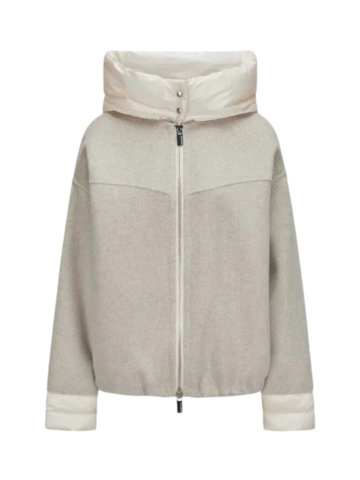Beige jas met kap  Maddy Milestone