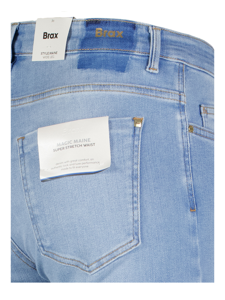 Blauwe wide leg jeans Brax