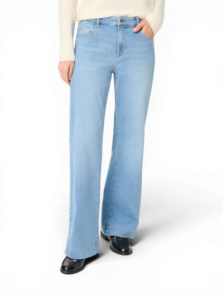 Blauwe wide leg jeans Brax