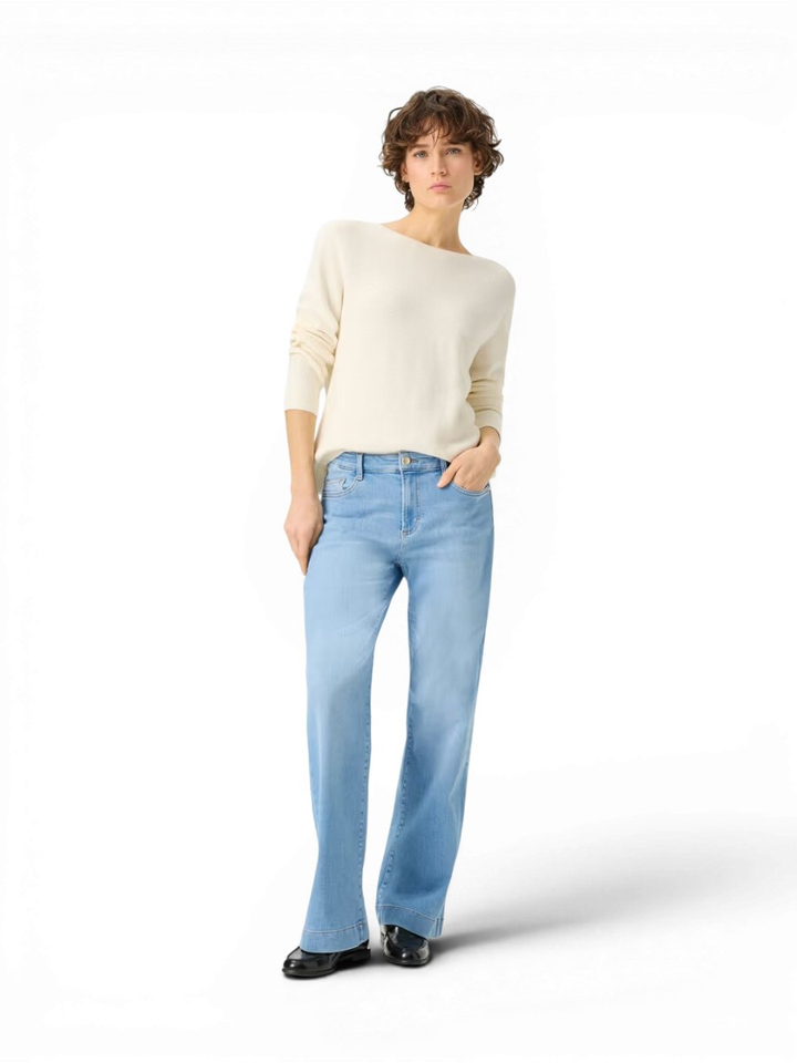 Blauwe wide leg jeans Brax