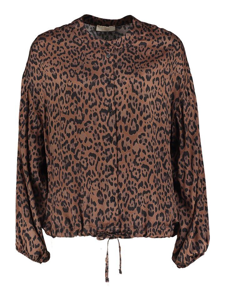 Bruine bloes met print Signe Nature 