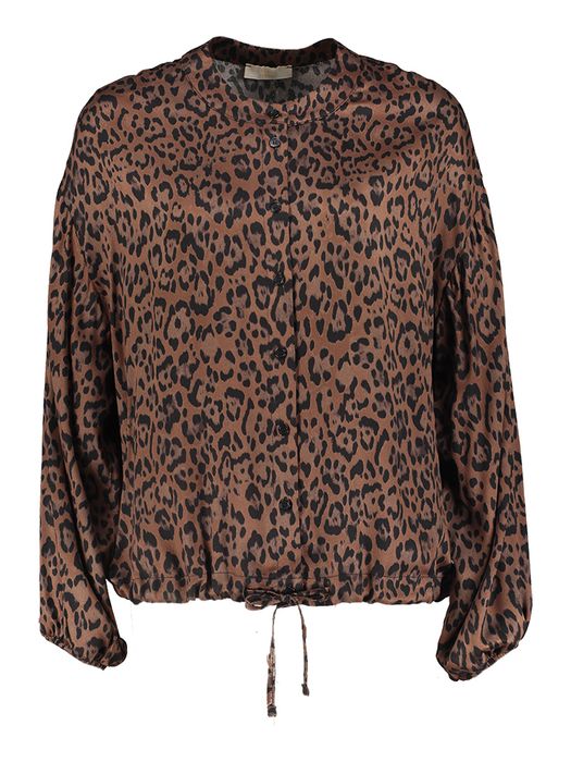 Bruine bloes met print Signe Nature