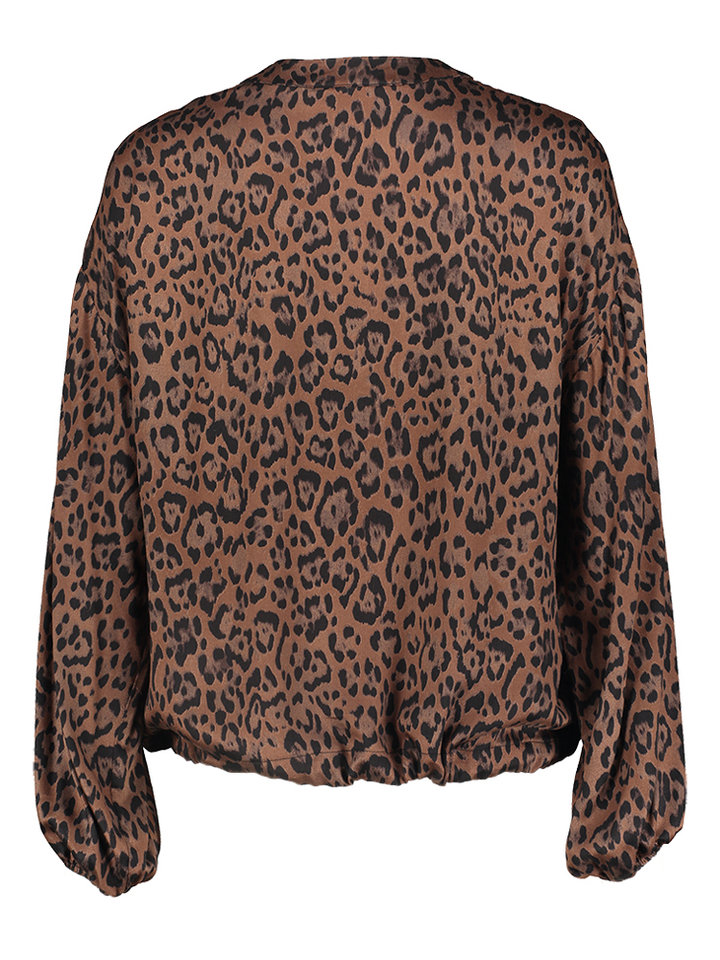 Bruine bloes met print Signe Nature 