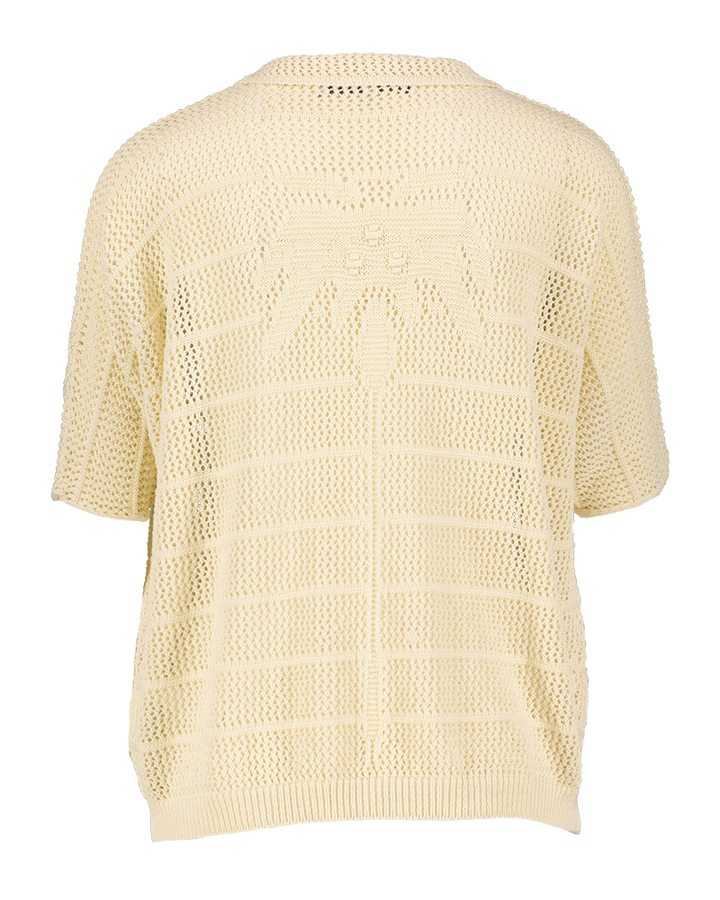 Beige gehaakte polo Esmine Tinsels 