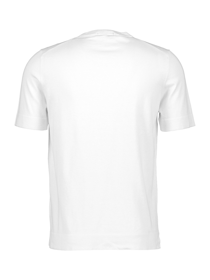Witte fijne pull met ronde hals Seven Square 