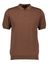 Bruine polo met rits 7SGR