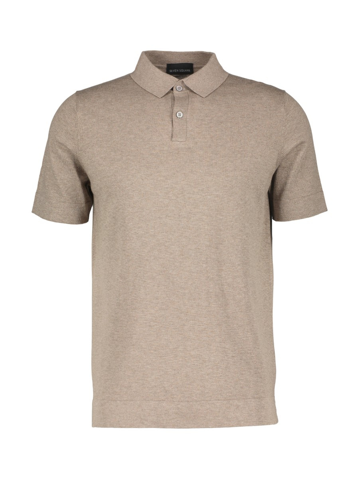 Bruine polo Seven Square
