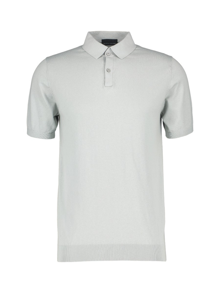 Grijs blauwe polo 7SQR
