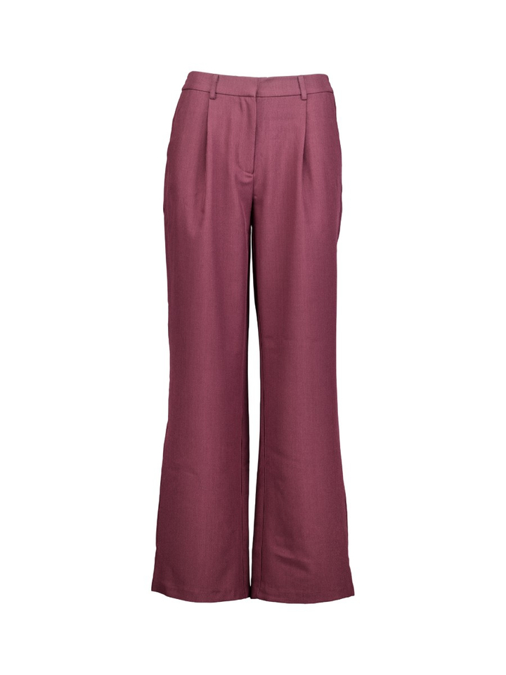 Bordeaux wijdvallende broek Fava Ichi 