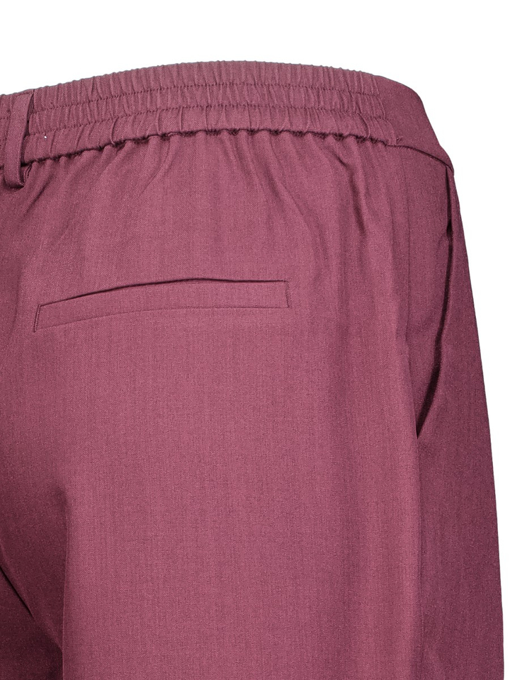 Bordeaux wijdvallende broek Fava Ichi 