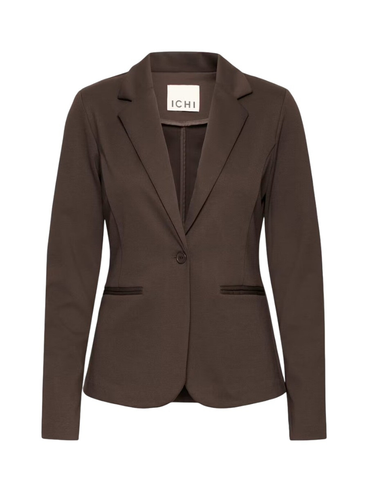 Donkerbruine tijdloze blazer Kate Ichi