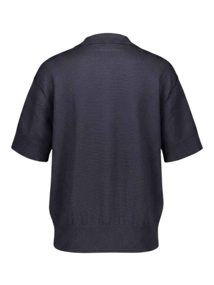 Donkerblauwe poloshirt Luls Ichi