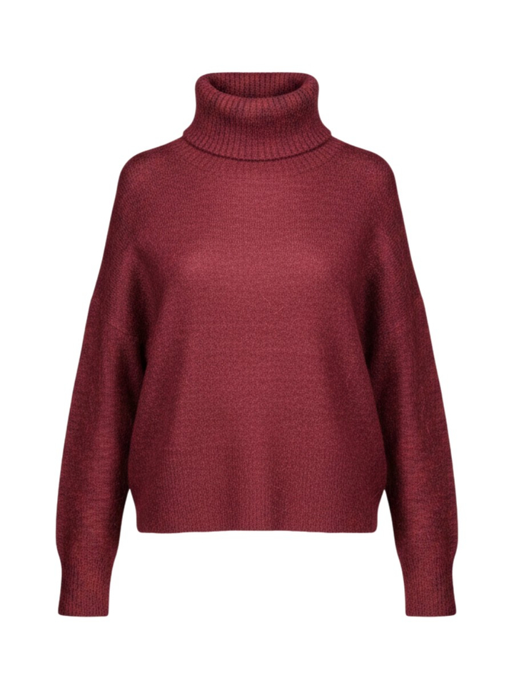 Bordeaux coltrui met elegante knoopdetails Kamara Ichi 