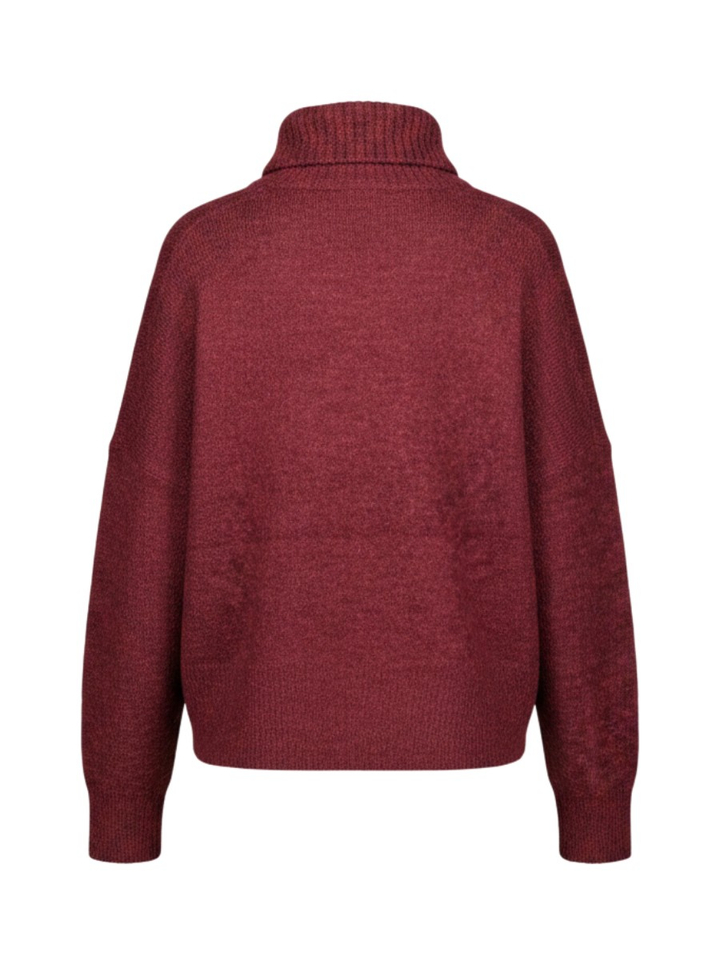 Bordeaux coltrui met elegante knoopdetails Kamara Ichi 