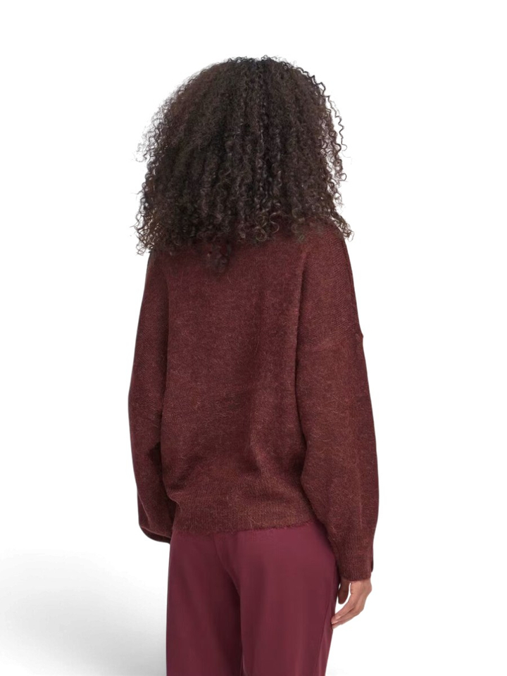 Bordeaux coltrui met elegante knoopdetails Kamara Ichi 