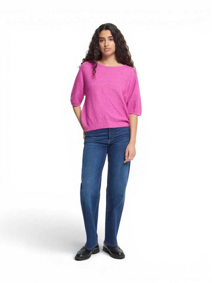 Roze pull met korte mouwen Dasila Ichi