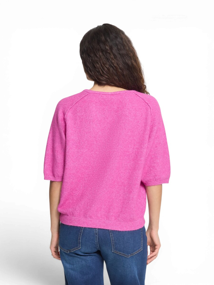 Roze pull met korte mouwen Dasila Ichi