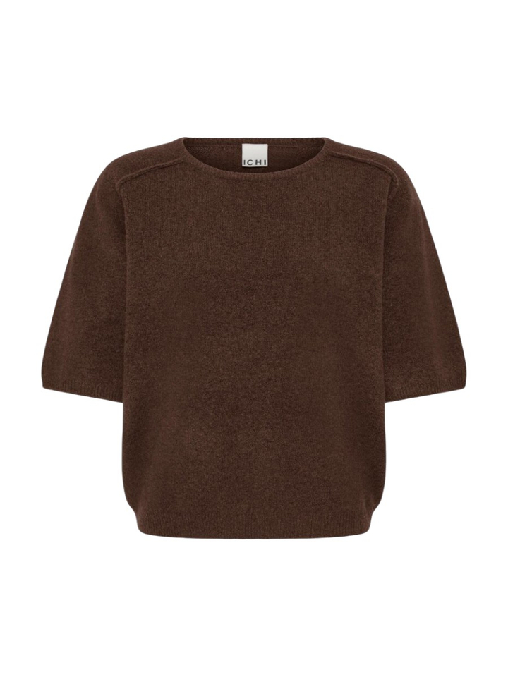 Donkerbruine pull met korte mouwen Dasila Ichi
