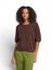 Donkerbruine pull met korte mouwen Dasila Ichi 