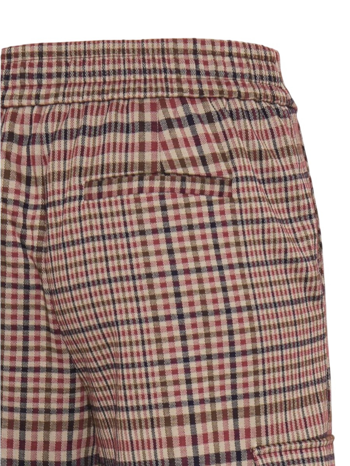 Multicolor broek met ruitjes en zakken Kate Checkit Ichi