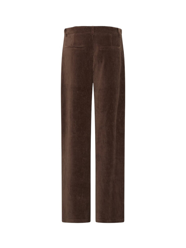 Bruine broek in ribfluweel Tamary Ichi