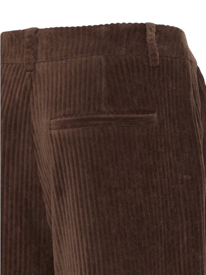 Bruine broek in ribfluweel Tamary Ichi