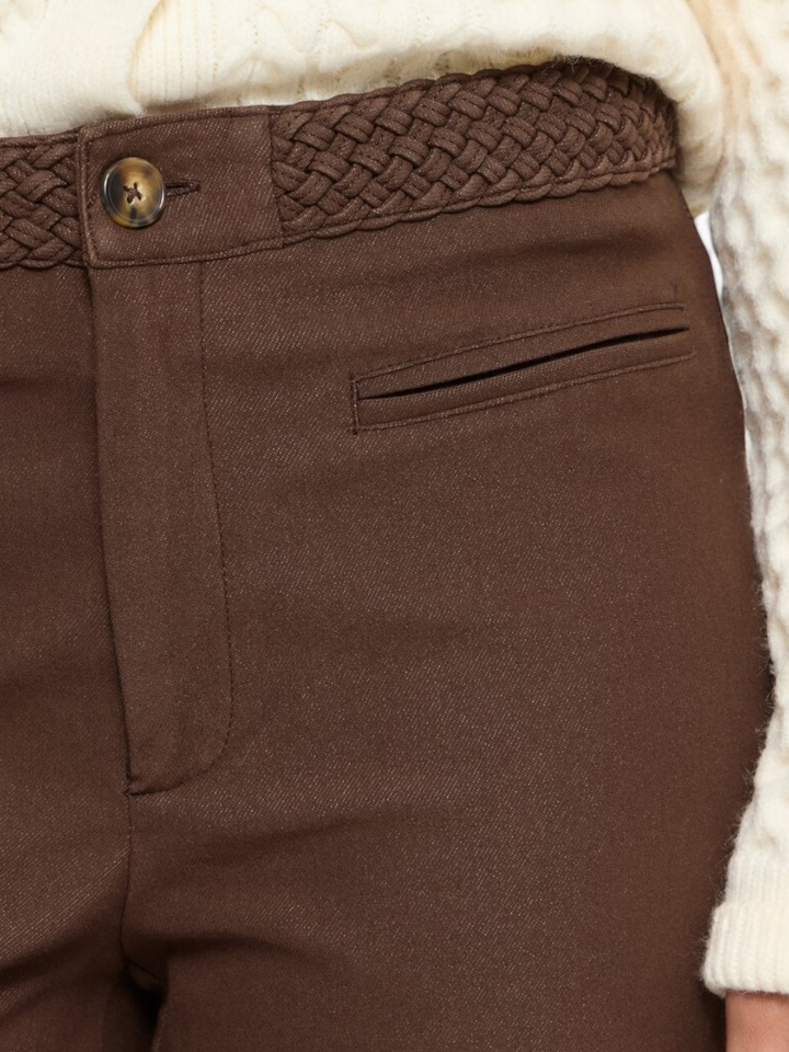 Bruine broek Kate Denim Ichi