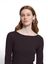 Donkerbruine T-shirt met lange mouwen Cella Ichi